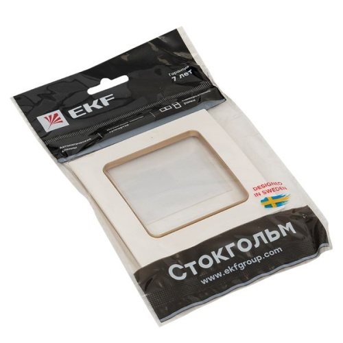 Стокгольм Рамка 1-местная белая с линией цвета шампань PROxima | код EYM-G-302-10 | EKF фото 4 Стокгольм Рамка 1-местная белая с линией цвета шампань PROxima | код EYM-G-302-10 | EKF фото 4