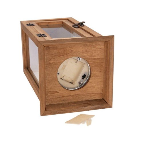 Фонарь декоративный 15х15х38см тепл. бел. со свечкой корпус из дерева корич. Neon-Night 513-074 фото 9 Фонарь декоративный 15х15х38см тепл. бел. со свечкой корпус из дерева корич. Neon-Night 513-074 фото 9