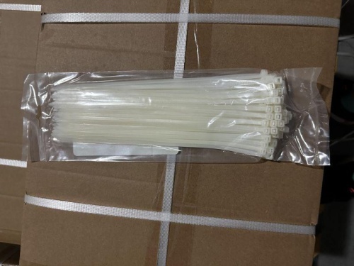 Хомут кабельный V02-1W-4.8х250-100 4.8х250 нейл. бел. (уп.100шт) Volsten 9508 фото 5 Хомут кабельный V02-1W-4.8х250-100 4.8х250 нейл. бел. (уп.100шт) Volsten 9508 фото 5