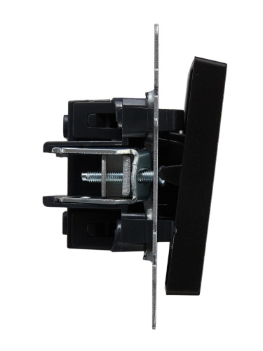 BRITE Выключатель жалюзи 10А ВС10-1-5-БрЧ черный | код BR-V15-0-10-K02 | IEK фото 3