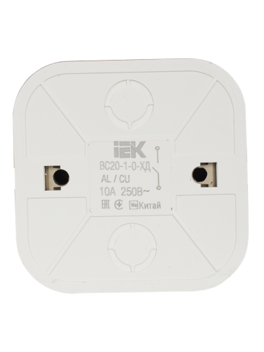 Выключатель 1-клавишный для открытой установки ВС20-1-0-ХД 10А GLORY дуб | код EVH10-K24-10 | IEK фото 4