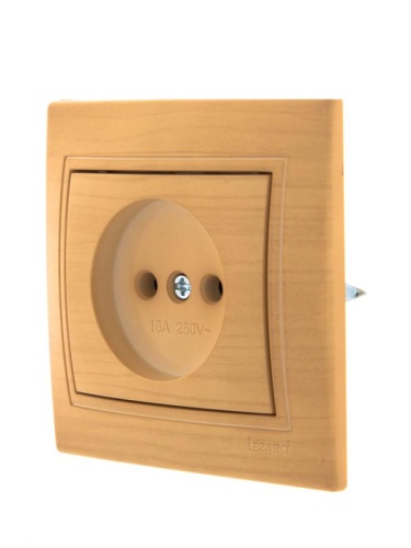 Мира Розетка без заземления керамика ясень | код 701-4747-121 | LEZARD фото 2 Мира Розетка без заземления керамика ясень | код 701-4747-121 | LEZARD фото 2