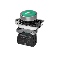 Кнопка плоская зеленая, маркировка II, 1NO, IP65, металл MTB4-BA31541 | код 137125 | MEYERTEC