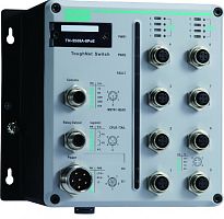 Коммутатор TN-5508A-8PoE-WV-CT-T L2 Managed Ethernet switch with 8 * 802.3at PoE+ M12 connectors, 24 - 110 VDC, Coating, t: -40/75 | код 00-06103269 | MOXA