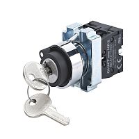 Переключатель NP2-BG34, 3 положения фиксацией, 2НЗ, IP40 (R) | код 575998 | CHINT