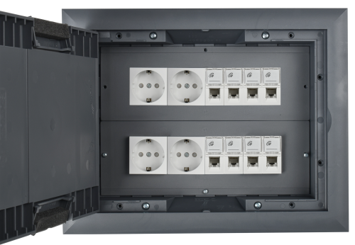 PRIMER Лючок напольный на 24 модуля ONFLOOR 24 | код KNL-80-16-7012 | IEK фото 6