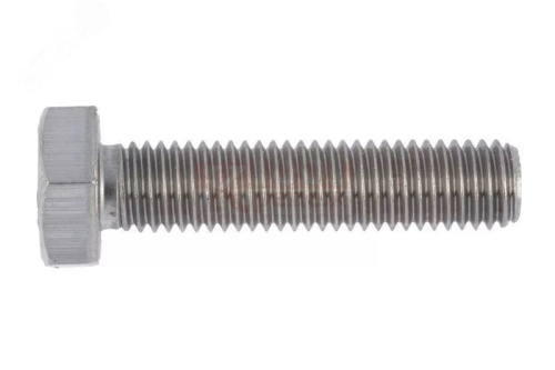 Болт с шестигранной головкой DIN 933 4X 16 A2 | код А2 933 4X16/500 | KMP Болт с шестигранной головкой DIN 933 4X 16 A2 | код А2 933 4X16/500 | KMP