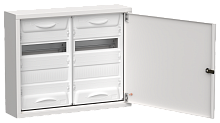 TITAN 5 Корпус мет. ЩРн-48 (2х24) 460х570х140 IP31 бел IEK | код TI5-50-N-2X024-31 | IEK