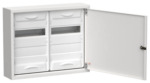 TITAN 5 Корпус мет. ЩРн-48 (2х24) 460х570х140 IP31 бел IEK | код TI5-50-N-2X024-31 | IEK