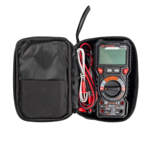 Мультиметр цифровой KT 118E серия PROLINE | код 88548 | КВТ фото 7 Мультиметр цифровой KT 118E серия PROLINE | код 88548 | КВТ фото 7