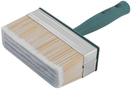 Макловица искусственная светлая щетина пластиковый корпус полая ручка "мини" 50х150мм FIT 01640 фото 2