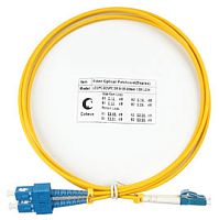 Cabeus FOP(d)-9-LC-SC-25m Шнур оптический duplex LC-SC 9/125 sm 25м LSZH | код 8350c | Cabeus