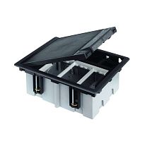 Connect Люк на 1 CIMA-модуль (2 модуля 45х45 мм) глубина 90-120мм посадка 170х115мм max 400кг серый | код SF110-1 | Simon