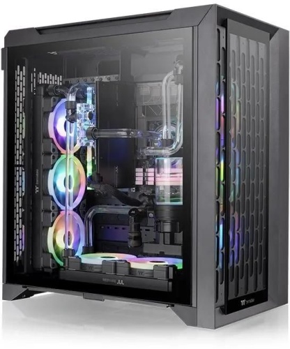 Корпус Thermaltake CTE C700 TG ARGB черный без БП ATX 12x120mm 11x140mm 2x200mm 2xUSB3.0 audio bott PSU | код 1931197 | THERMALTAKE