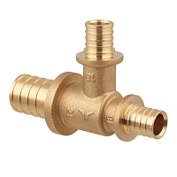 Тройник переходной аксиальный латунный 25x25x32 | код AX8322525 | PRO AQUA
