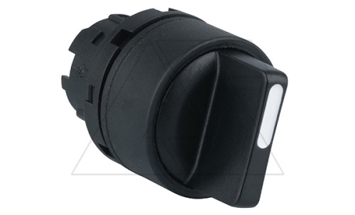 Головка переключателя PB3E, I-0-II, фиксация, черный, без подсветки, 22mm, IP65 | код PB3E-X30S/Km | АРТ