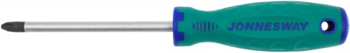D71P3125 Отвертка стержневая крестовая ANTI-SLIP GRIP, PH3x125 мм | код D71P3125 | JONNESWAY