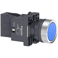 КНОП.СПОДСВ.,СLED,24В.,СИНЯЯ,1НO | код XA2EW36B1 | SCHNEIDER ELECTRIC