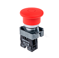Сигнальная лампа в сборе, красный, 220V AC/DC, мет. MTB2-BV634 | код 43356 | MEYERTEC