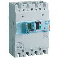Автоматический выключатель DPX3 250 - эл. расц. - с диф. защ. - 25 кА - 400 В~ - 4П - 100 А | код. 420325 | Legrand 