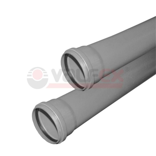 Труба OPTIMA ф110 с раструбом L=0.5м (30) | код 211100050 | VALFEX