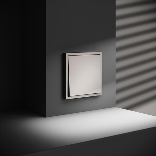 Переключатель перекрестный 1-кл. СП S70 механизм кашемир Voltum VLS010503 фото 6