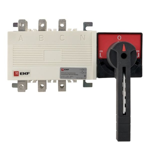 Рубильник-переключатель 100A 3P c рукояткой управления для прямой установки PowerSwitch PROxima | код pscs-100-3 | EKF фото 3 Рубильник-переключатель 100A 3P c рукояткой управления для прямой установки PowerSwitch PROxima | код pscs-100-3 | EKF фото 3
