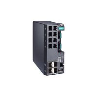 Коммутатор EDS-4012-8P-4GS-LVB Managed Gigabit Ethernet switch with 8 10/100BaseT(X) ports with 802.3bt PoE, 4 100/1000BaseSFP ports, dual power inputs 12/24/48 VDC, t: -10/60 | код 00-06142033 | MOXA