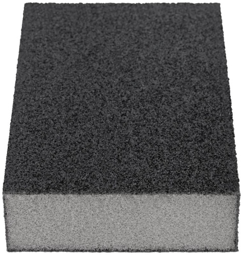 Губка шлифовальная 100х70х25мм Р 60/Р 100 средняя жесткость алюм./оксидная FIT 38367 фото 6 Губка шлифовальная 100х70х25мм Р 60/Р 100 средняя жесткость алюм./оксидная FIT 38367 фото 6