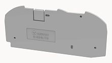 D-DS6-TW-01P-11-00Z(H) Крышка торцевая серая для клемм DS6-TW | код 11060000239 | DEGSON