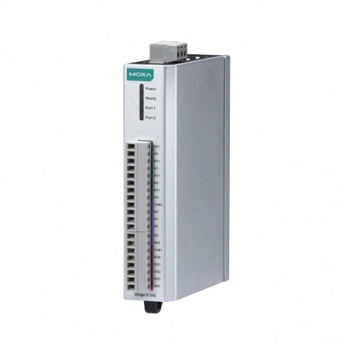 Модуль ioLogik E1242 Ethernet I/O Server, 4 DI, 4 AI, 4 DIO, 2 x Ethernet 10/100 | код 00-06037832 | MOXA