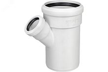 Тройник двухраструбный 45 град. 110х50 для бесшумной канализации | код 335240 | Ostendorf