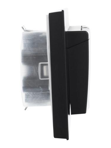 BRITE Розетка 2-местная с заземлением с защитными шторками и крышкой 16А в сборе IP44 РСбш12-3-44-БрЧ черный | код BR-R26-16-44-K02-F | IEK фото 6