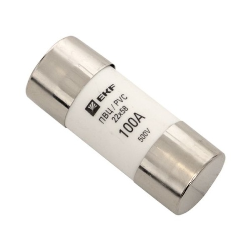 Плавкая вставка цилиндрическая ПВЦ (22х58) 100А PROxima | код pvc-22x58-100 | EKF фото 2