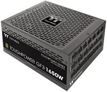 Блок питания Thermaltake ATX 1650W Toughpower GF3 Gen.5 80+ gold 24pin APFC 140mm fan color LED 16xSATA Cab Manag RTL | код 1860134 | THERMALTAKE