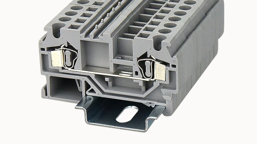 WS4-01P-11-100Z(H), Клемма пружинная WS, 4 мм.кв., серый, шт | код 11030000273 | DEGSON