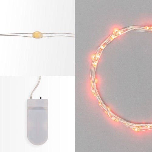Гирлянда "Роса" 2м 20LED красн. | код 303-002 | Neon-Night