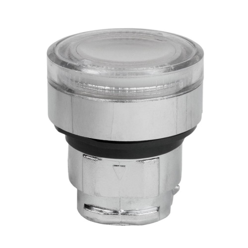 Головка кнопки OptiSignal D22 A4-PL-1 с подсветкой белая металл ZB4BW313 | код 332256 | КЭАЗ