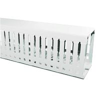 555 1008WH, KKD 1008, Перфорированный короб с крышкой, 100x80 (ШxВ) Белый | код 0.0.0.5.551008WH | KLEMSAN