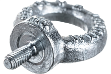 Рым-болт DIN 580 М6 оцинкованный | код DIN580-М6 | Крепдил