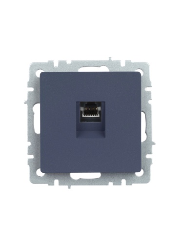 BRITE Розетка компьютерная RJ45 кат.5E РК10-БрМ маренго | код BR-K10-1-K35 | IEK фото 3