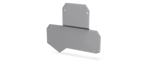 Торцевая крышка EPL1 TBL 4 2P | код EPL1 TBL 4 2P Gray| Tbloc