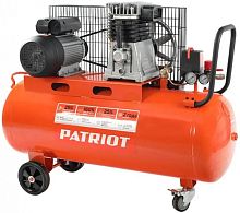 Компрессор поршневой Patriot PTR 100-440I масляный 440л/мин 100л 2200Вт оранжевый | код 1214484 | PATRIOT