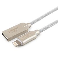Кабель USB Cablexpert для Apple CC-P-APUSB02W-1M, MFI, AM/Lightning, серия Platinum, длина 1м, белый, нейлоновая оплетка, блистер | код CC-P-APUSB02W-1M | Cablexpert