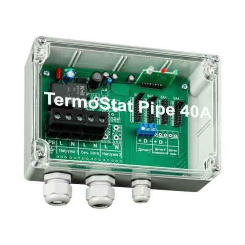 Терморегулятор TermoStat Pipe 40А IP65 Rexant 51-0841 фото 5