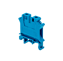 Клемма винтовая проходная, 6 мм2, синяя MTU-6BL | код 54693 | MEYERTEC