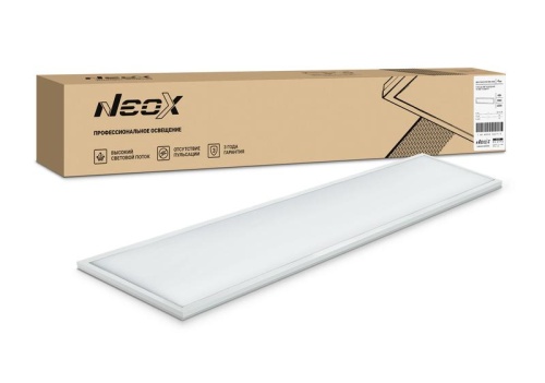 Светильник светодиодный ДВО-01 4065-ОПАЛ 40Вт 230В 6500К 3600лм 180х1200х30мм универс. панель | код 4690612042336 | NEOX