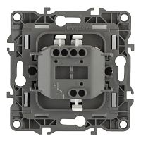 Выключатель, 10АХ-250В, б.л., Эра12, белый,12-1001-01 | код Б0014627 | ЭРА