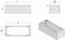 Доп. секция KVR-25 PE 66 (В262хШ662хГ250) | код 001602208 | ETI