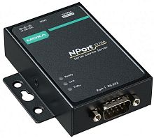 Преобразователь NPort 5110A w/o ADP 1-port device server, 10/100M ethernet, RS-232 DB9 male, 0.5KV serial surge, 12~48 VDC, 0~60 C, w/o adapter | код 00-06138761 | MOXA